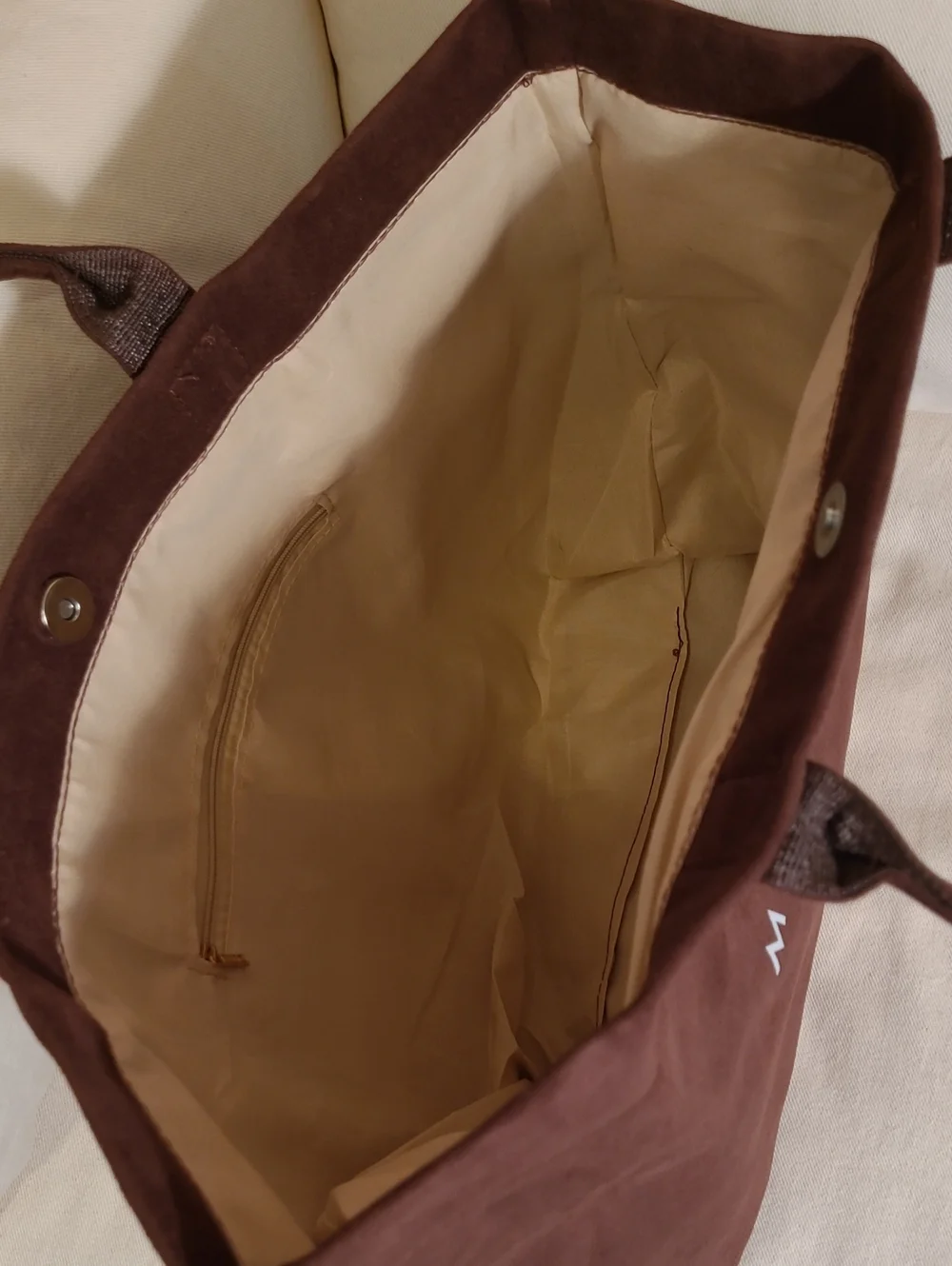 NWOT Mama Tote Bag in Dark Brown